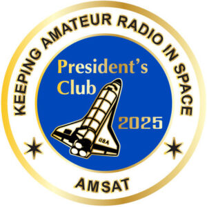 AMSAT 2025 President's Club Donations